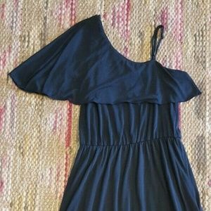 NSR Napean Sea Road navy blue jersey dress